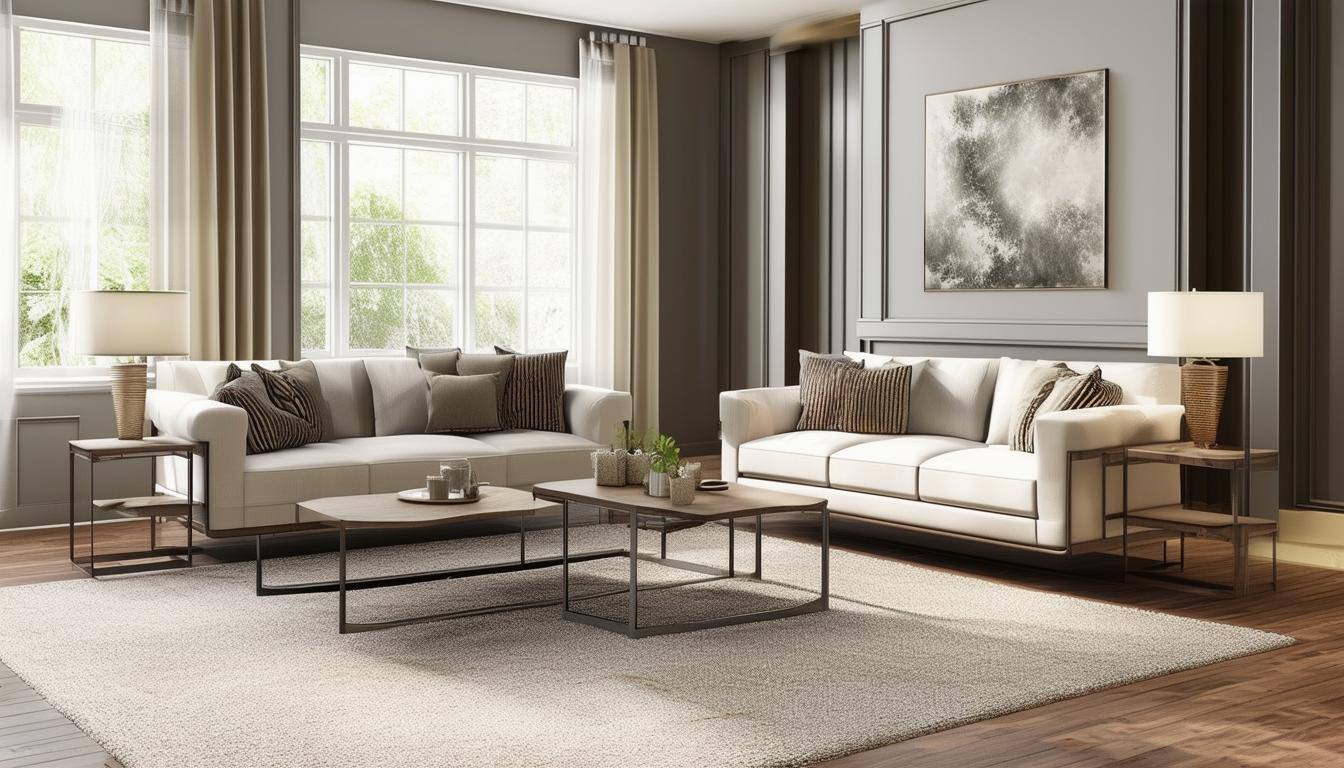 How to Arrange a Sofa and a Loveseat